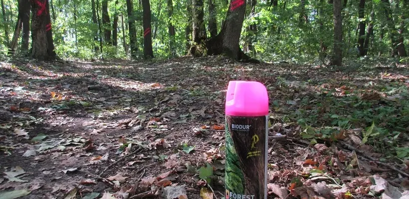 Флуоресцентна фарба для маркування лісу 5