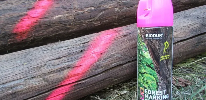 Флуоресцентна фарба для маркування лісу 7
