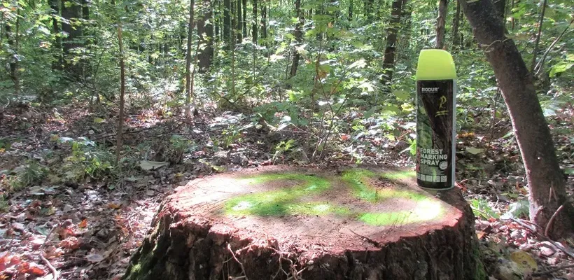 Флуоресцентна фарба для маркування лісу 9